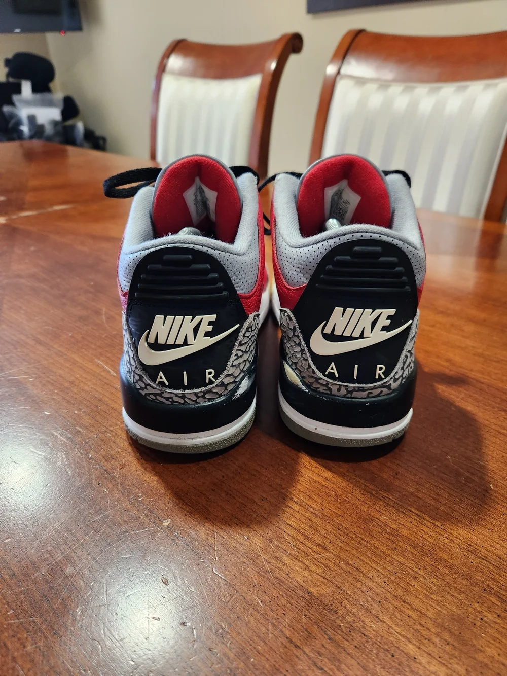Jordan Retro 3s Size 9 Men Used Condition Replaced InSoles